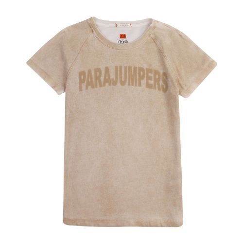 Girls Ecru Kama S/s T Shirt 89845 by Parajumpers from Hurleys