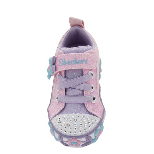 Baby Pink Daisy Lites (21- 28) 31784 by Skechers from Hurleys