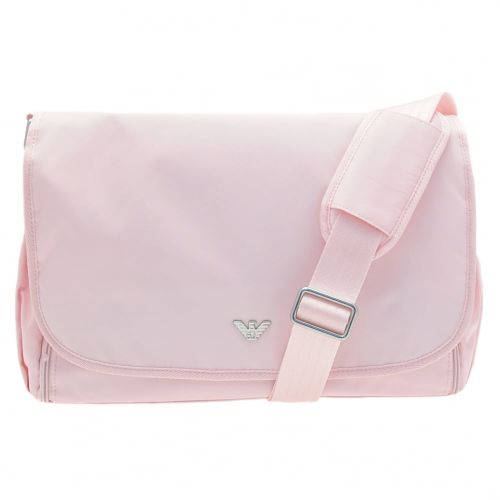 Baby Pink Branded Changing Bag 62590 by Armani Junior from Hurleys