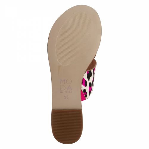 Womens Pink Norena Animal Sandals 41412 by Moda In Pelle from Hurleys