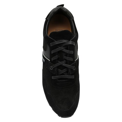Athleisure Mens Black Parkour Runn Suede Trainers 51816 by BOSS from Hurleys