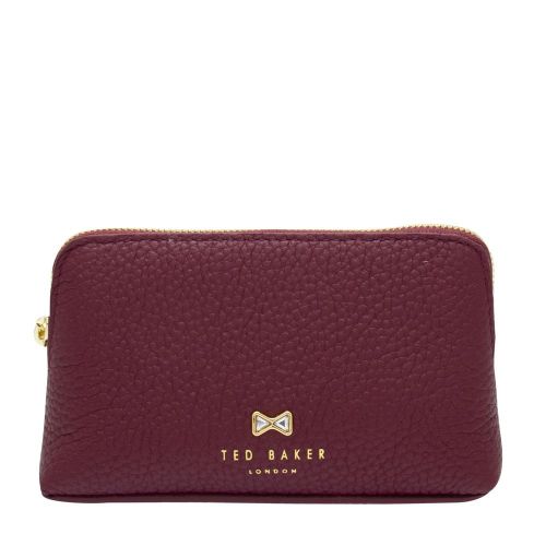 Womens Dark Red Lieke Mini Make Up Bag 82878 by Ted Baker from Hurleys