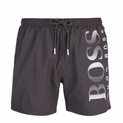 Mens Dark Grey Octopus Side Logo Swim Shorts 57101 by BOSS from Hurleys