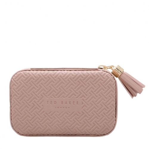 Womens Pale Pink Jewelia Mini Zip Around Jewellery Case 96912 by Ted Baker from Hurleys