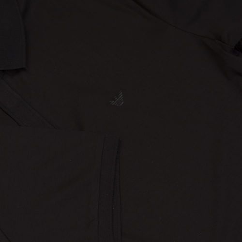Emporio Aramni Mens Black Flat Knit Collar S/s Polo Shirt 22333 by Emporio Armani from Hurleys
