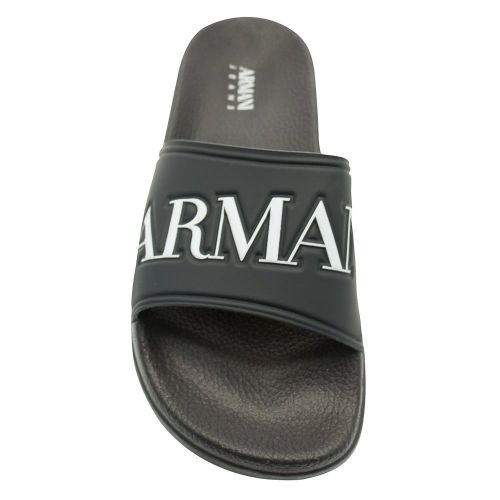 Mens Navy Slide Sandals 69742 by Armani Jeans from Hurleys