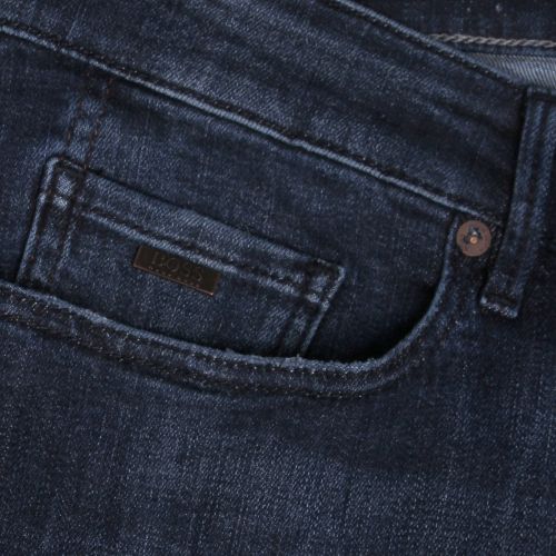 Casual Mens Dark Blue Wash Charleston Slim Fit Jeans 37616 by BOSS from Hurleys