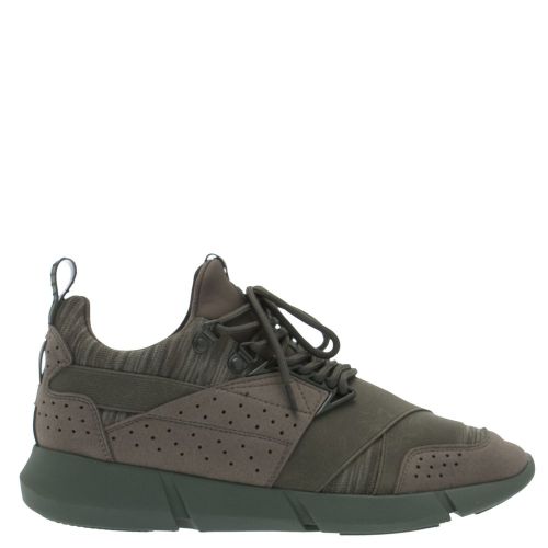 Mens Olive Impulsum Trainers 23893 by Cortica from Hurleys