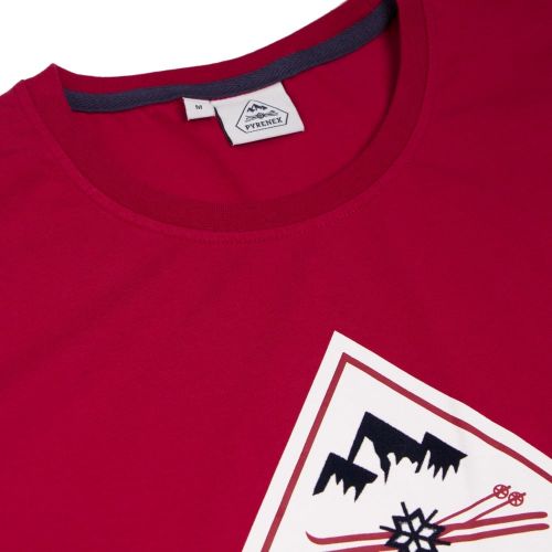 Mens Tulip Red Karel S/s T Shirt 24408 by Pyrenex from Hurleys