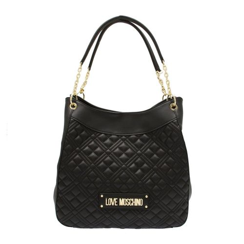 Womens White Diamond Quilted Tote Bag 82284 by Love Moschino from Hurleys