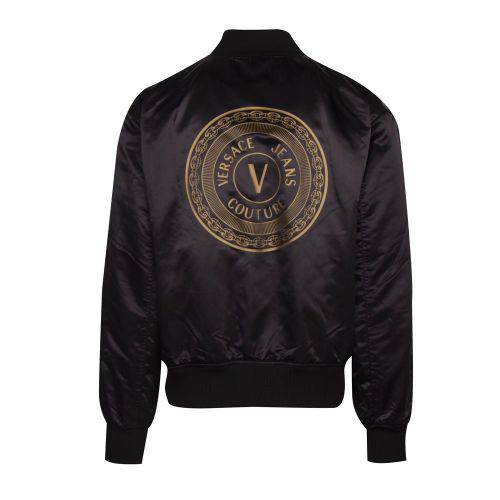 Mens Black Baroque Bijoux Reversible Jacket 91914 by Versace Jeans Couture from Hurleys