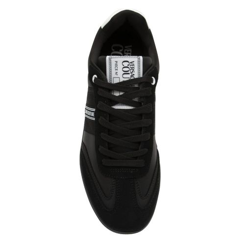 Mens Black Spinner Trainers 92075 by Versace Jeans Couture from Hurleys