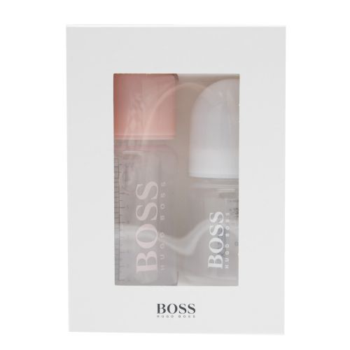 Baby Pale Pink/White 2 Pack Bottles 38241 by BOSS from Hurleys