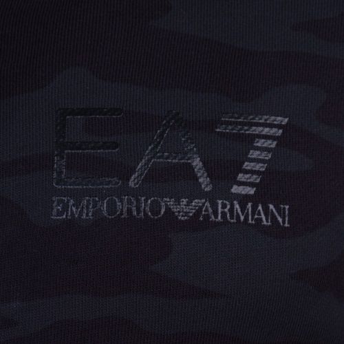 Mens Black Training Camo Hooded Sweat Top 64324 by EA7 from Hurleys
