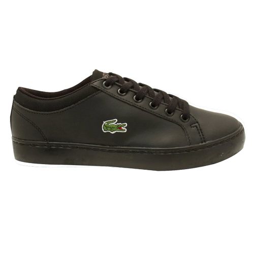 Boys Black Straightset Trainers 7353 by Lacoste from Hurleys
