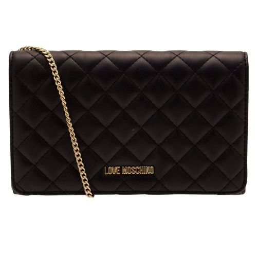 Womens Black Small Quilted Cross Body 17960 by Love Moschino from Hurleys