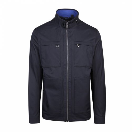 Mens Navy Exmoth Funnel Neck Field Jacket 43930 by Ted Baker from Hurleys