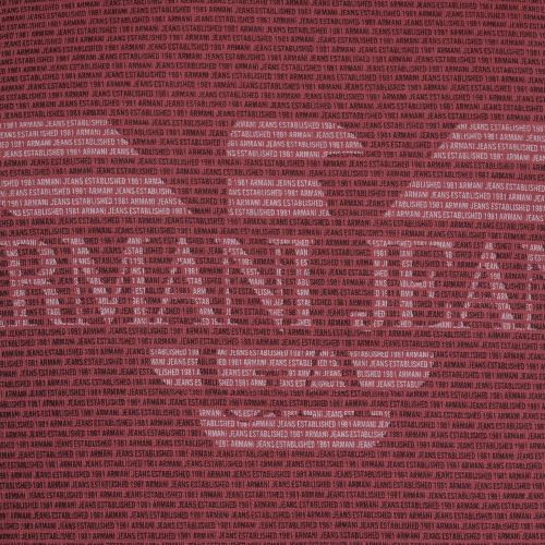 Mens Red Eagle Box Logo Regular Fit S/s Tee Shirt 61220 by Armani Jeans from Hurleys