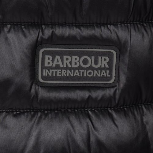 Mens Black Dulwich Quilted Jacket 93974 by Barbour International from Hurleys
