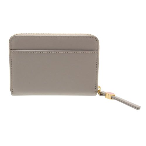 Womens Grey Leather Cont Purse 11824 by Lulu Guinness from Hurleys