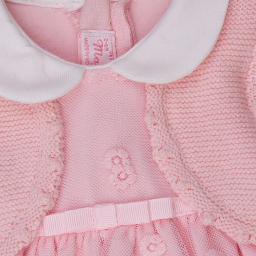 Baby Old Pink Embroidered Dress 12663 by Mayoral from Hurleys