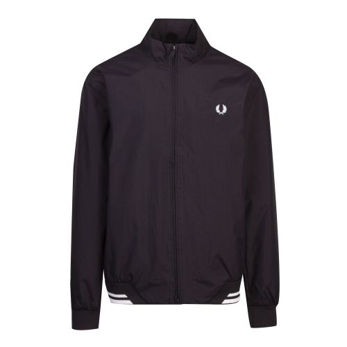 Mens Black The Brentham Jacket 58885 by Fred Perry from Hurleys