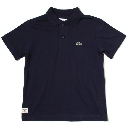 Boys Navy Jersey S/s Polo Shirt 18985 by Lacoste from Hurleys