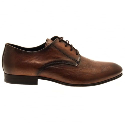 H By Hudson Mens Tan Champlain Derby Shoes 44607 by Hudson London from Hurleys