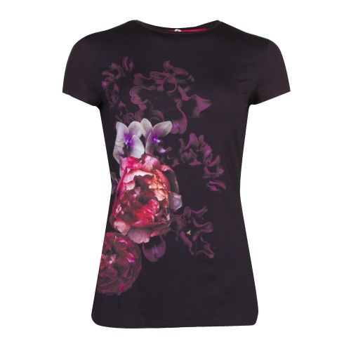 Womens Black Ayvery Fitted S/s T Shirt 29989 by Ted Baker from Hurleys