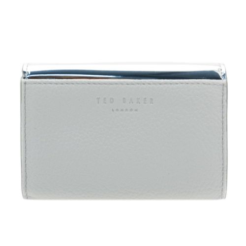Womens Silver Antonie Metallic Fold Mini Purse 68610 by Ted Baker from Hurleys