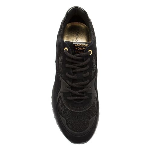 Mens Black Santa Monica Hybrid Python Trainers 87605 by Android Homme from Hurleys