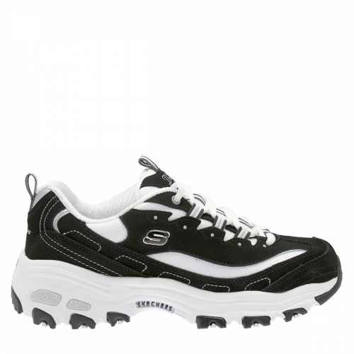 Womens Black/White DLites Biggest Fan Trainers 40721 by Skechers from Hurleys