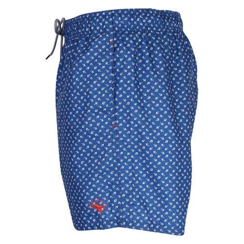 Mens Bright Blue Suspect Print Swim Shorts 59906 by Ted Baker from Hurleys