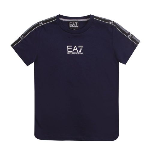 Boys Navy Logo Series S/s T Shirt 84140 by EA7 from Hurleys