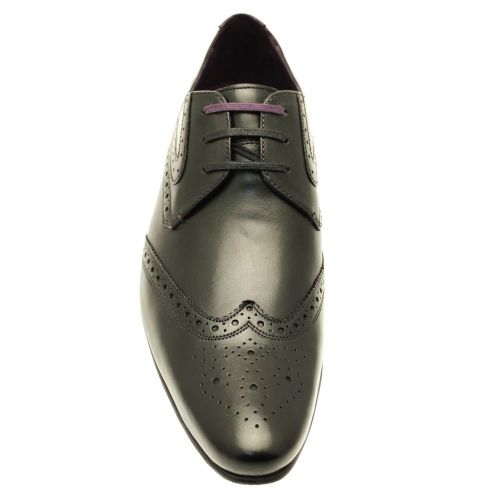 Mens Black Hann2 Shoes Leather Derby Brogues 54193 by Ted Baker from Hurleys