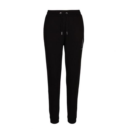 Womens Black Icon Stud Logo Sweat Pants 94403 by Armani Exchange from Hurleys