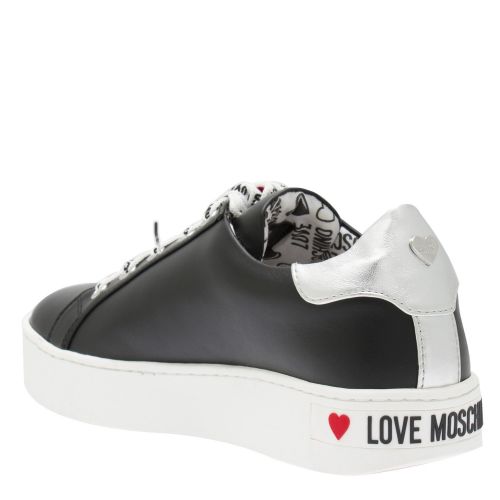Womens Black Jewel Logo Trainers 35143 by Love Moschino from Hurleys