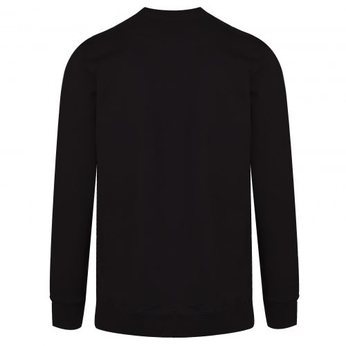 Mens Black Text Reversed Logo L/s T Shirt 85648 by Calvin Klein from Hurleys