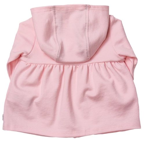 Baby Pink Hooded Zip Sweat Top 65245 by BOSS from Hurleys