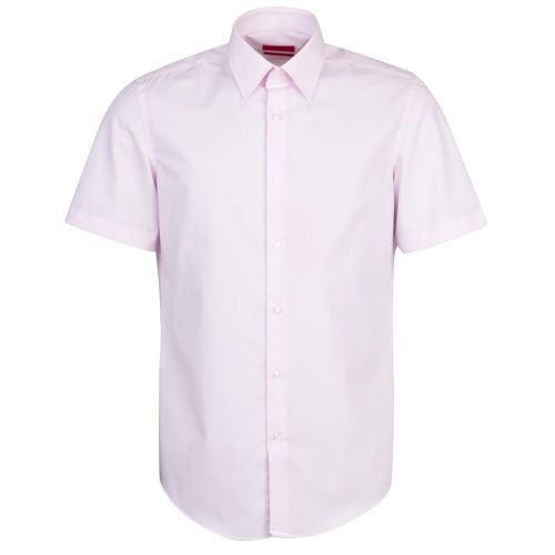 Mens Light Pink C-Enzino Regular S/s Shirt 23431 by HUGO from Hurleys