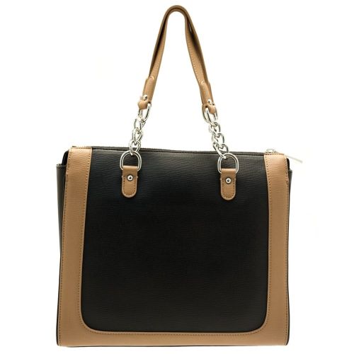 Womens Black & Warm Sand Colour Block Shopper Bag 59049 by Armani Jeans from Hurleys