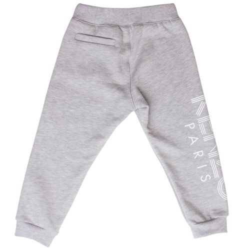 Boys Marled Grey Logo 12 Bis Sweat Pants 11782 by Kenzo from Hurleys