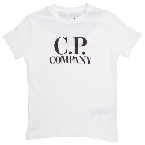 Boys White S/s Tee Shirt 6322 by C.P. Company Undersixteen from Hurleys