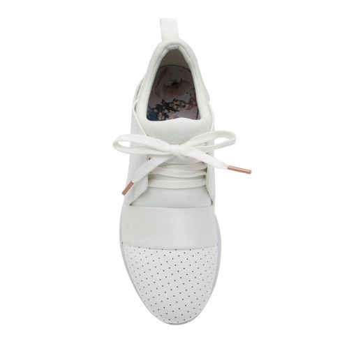 Womens White Cepall Strap Detail Trainers 43337 by Ted Baker from Hurleys