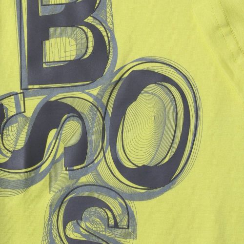 Boys Yellow Logo L/s Tee Shirt 16713 by BOSS from Hurleys