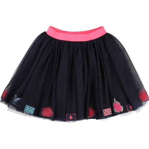 Girls Navy Wonderland Net Skirt 13124 by Billieblush from Hurleys