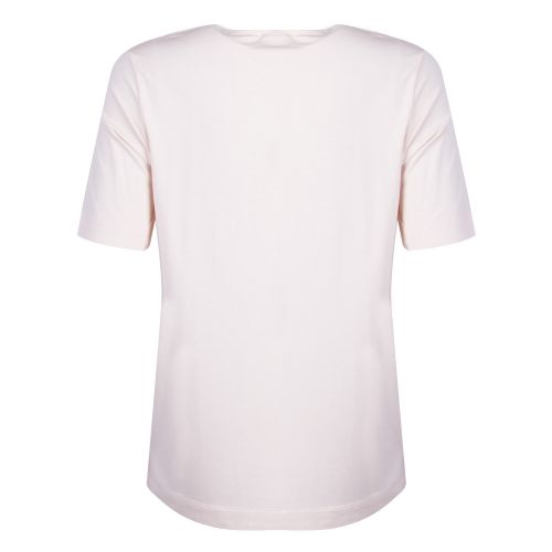 Womens Pink Logo Box Metallic S/s T Shirt 26941 by Love Moschino from Hurleys