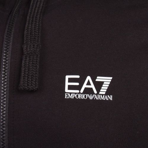 Mens Black Core ID Hooded Zip Through Tracksuit 84212 by EA7 from Hurleys