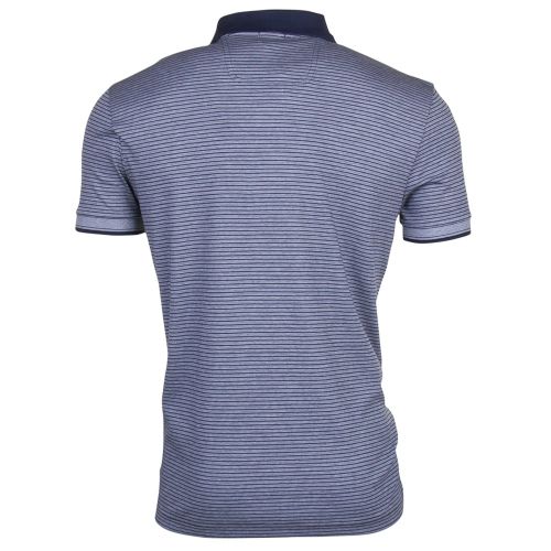 Mens Navy Paddos Stripe S/s Polo Shirt 9538 by BOSS from Hurleys