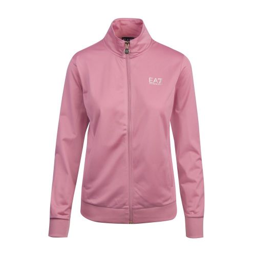Womens Pink/Black Branded Poly Tracksuit 83011 by EA7 from Hurleys